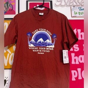Marmot Mountain Works “Take Your Body” Graphic Tee - Size S - Auburn - Unisex -